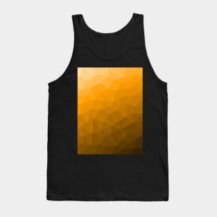 Orange gradient geometric mesh pattern Tank Top